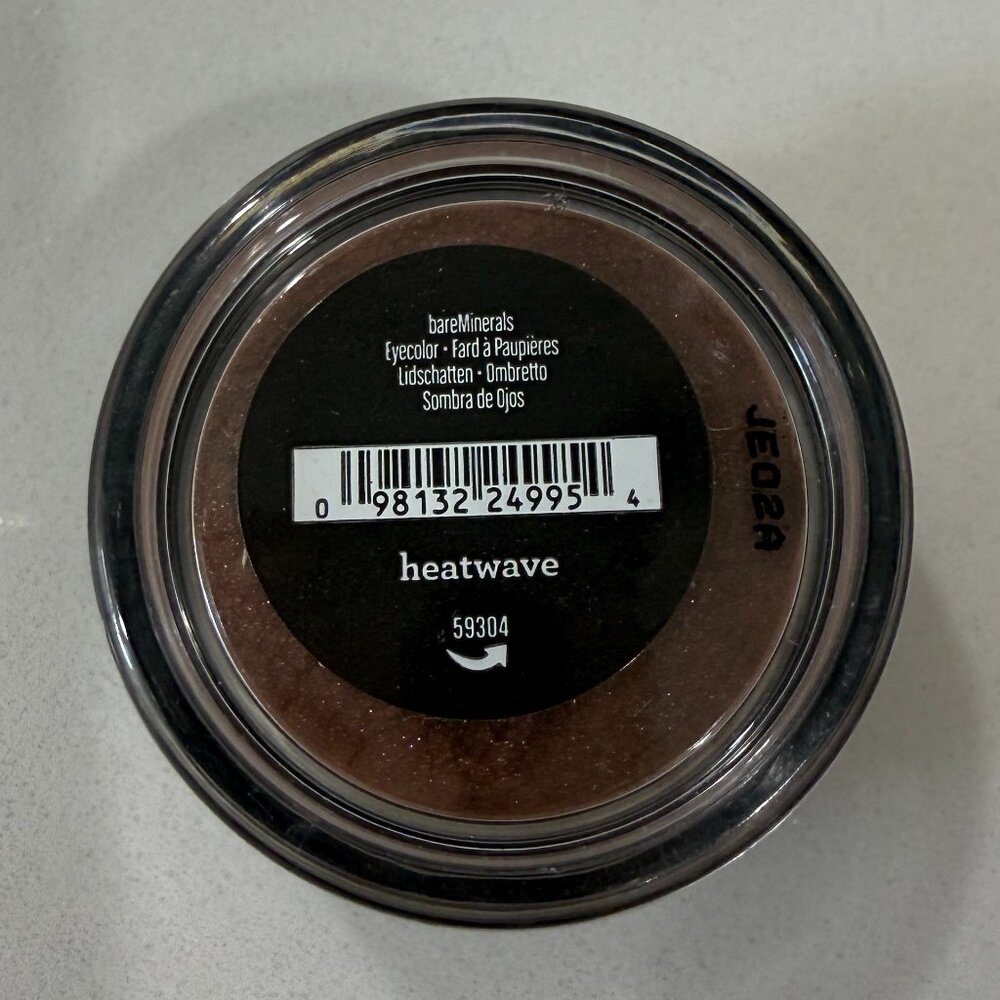 bareMinerals HEATWAVE Eyeshadow Brown Shimmer Loose Mineral 57 g / .02 oz NWT